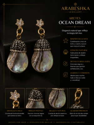 ARETES DE MADRE PERLA