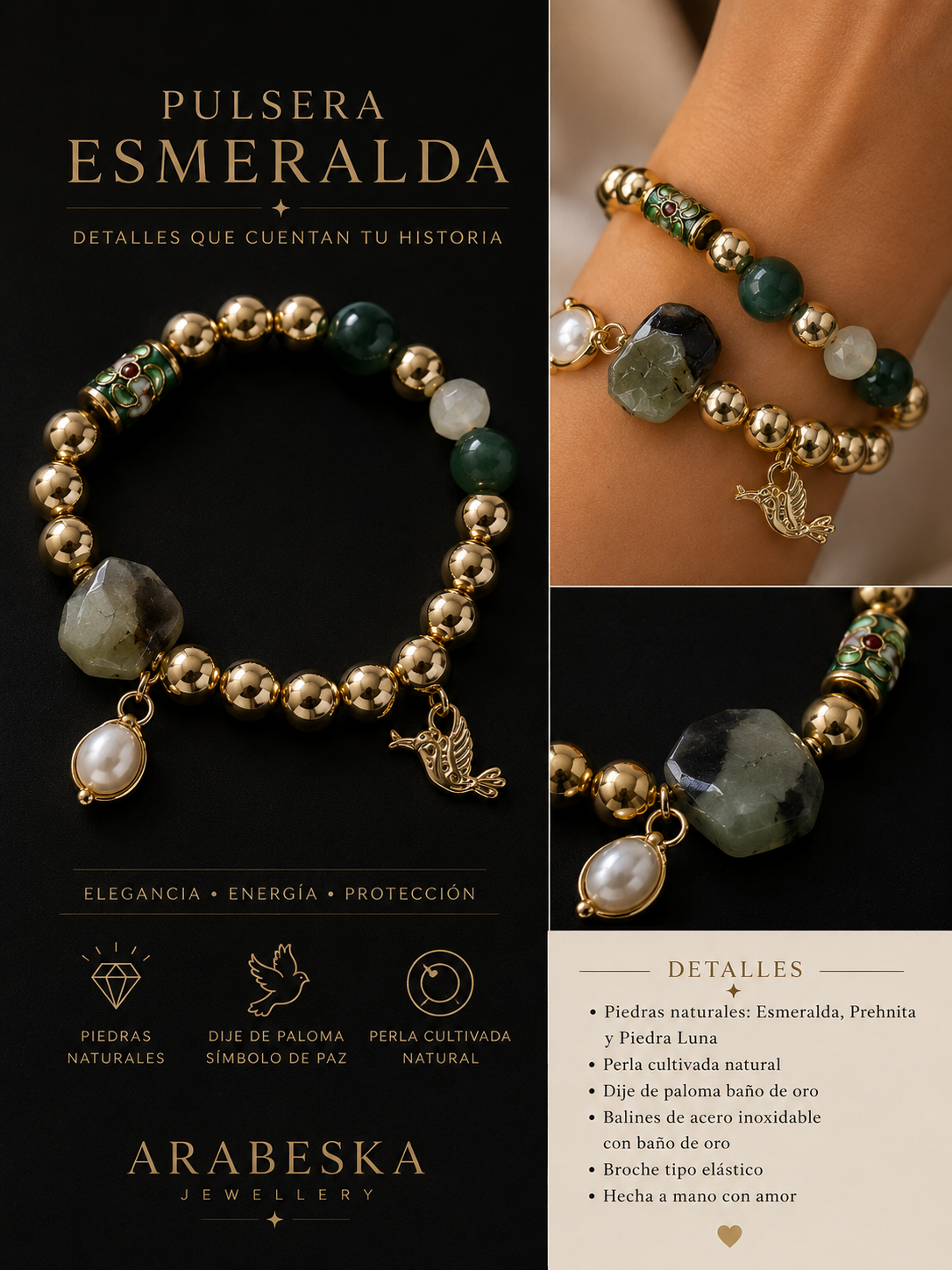 PULSERA EN CHAPA DE ORO