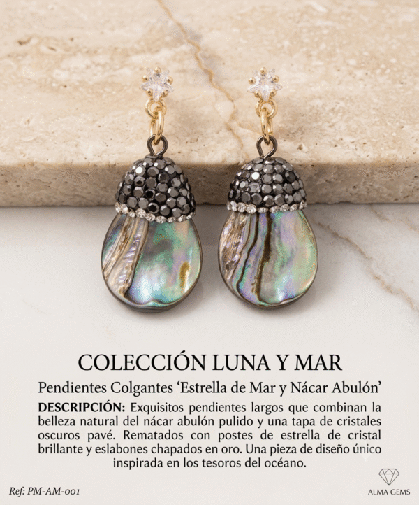 ARETES DE MADRE PERLA